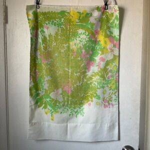 Vintage Standard Floral Botanical Pillow Case Standard Size Fairy Girly Feminine